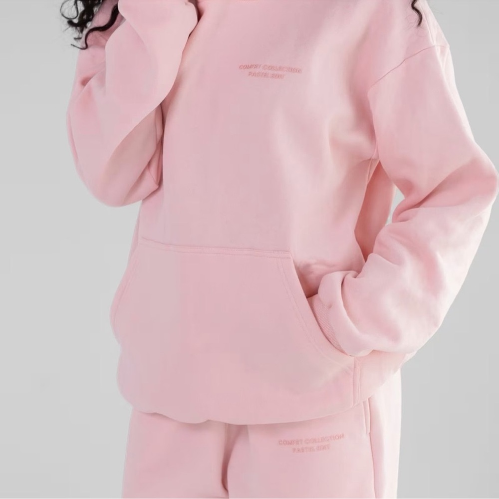 Pink Comfrt Hoodie Pastel Edit 2XL EUC